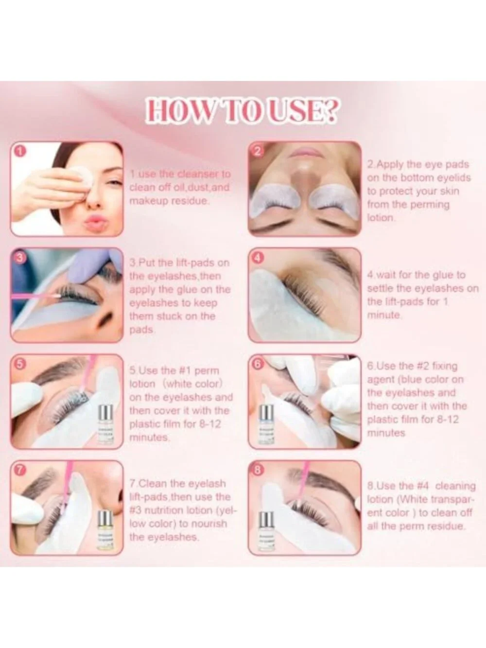 Lash Lift Kit & Eyelash Perm Set - Professional Curling Tools for Salon Use